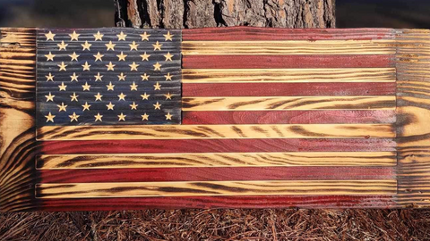 Handcrafted American Flag