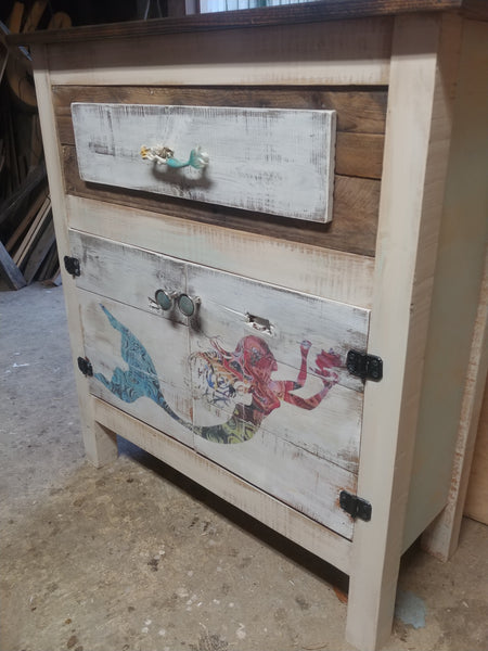Handcrafted Mermaid Bathroom Vanity