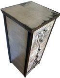 Handcrafted 6 Drawer Chest with Eiffel Tower