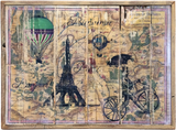 Map of France Vintage Wall Art