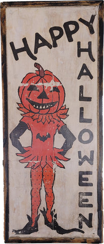 Halloween Pumpkin Porch Sign