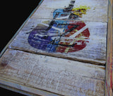 Jazz Guitar Rustic Wall Art