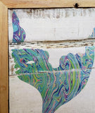 Mermaid Coastal Colorful Wall Art