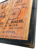 Vintage Style Bicycle Company Sign