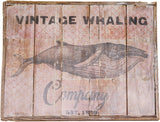 Large Vintage Whaling co. Wall Art