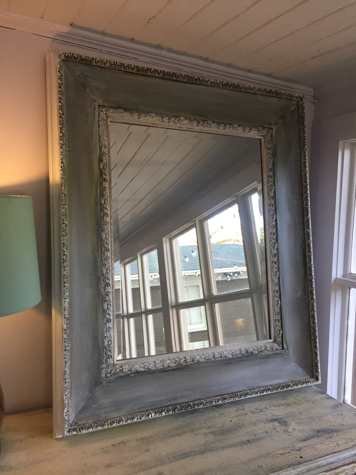 Mirror frame given a new look