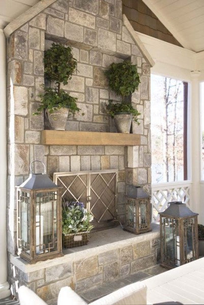 Fireplace ideas from Kelly's DIY Blog