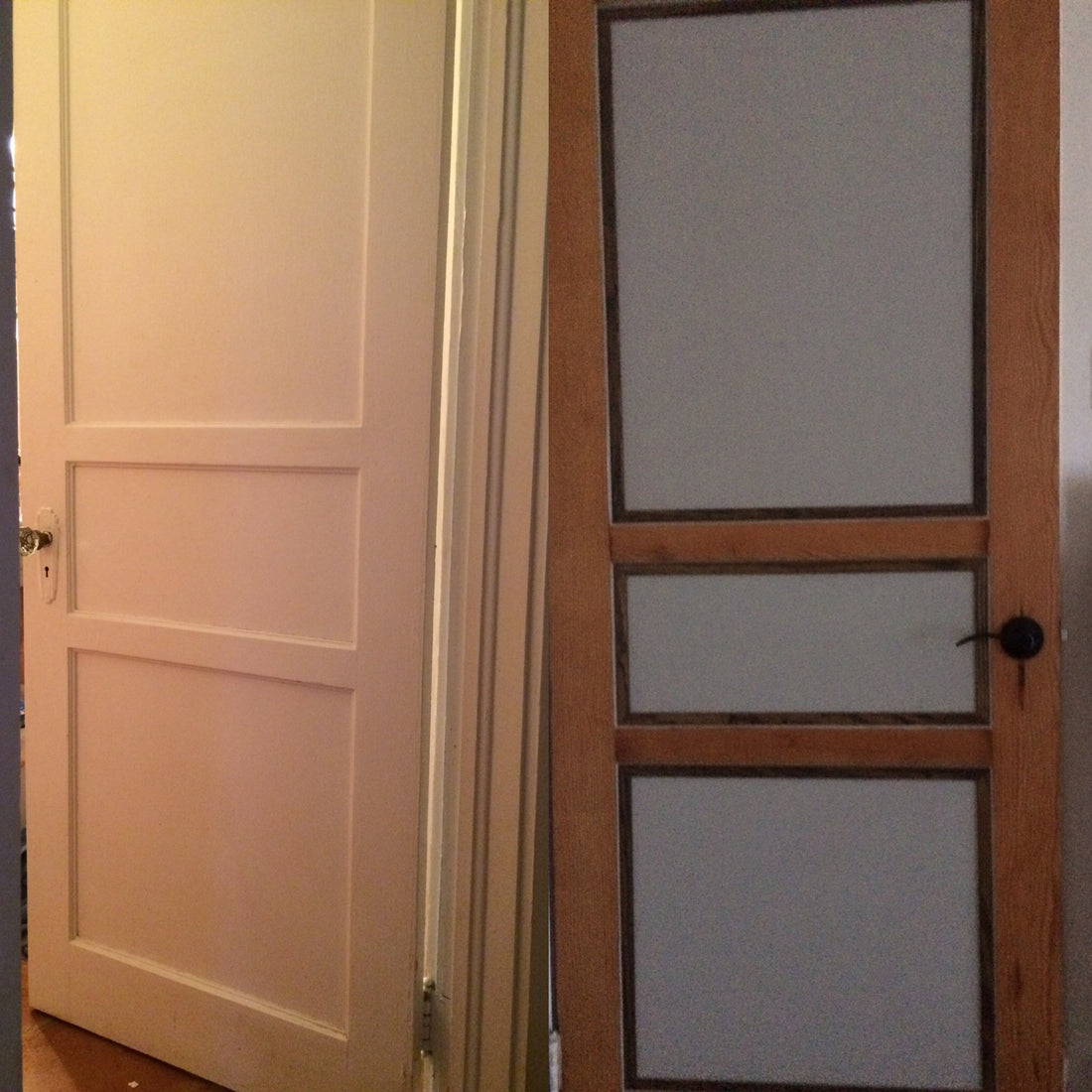 Door refinished Vinatge Modern