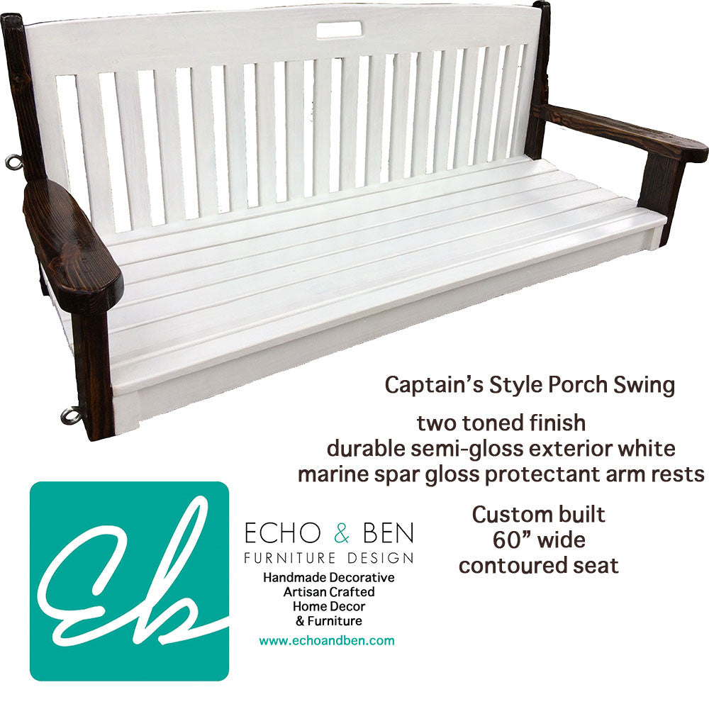 Captain's Style Porch Swing