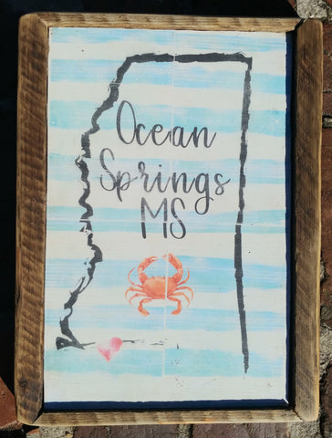 Ocean Springs Mississippi Wall Art