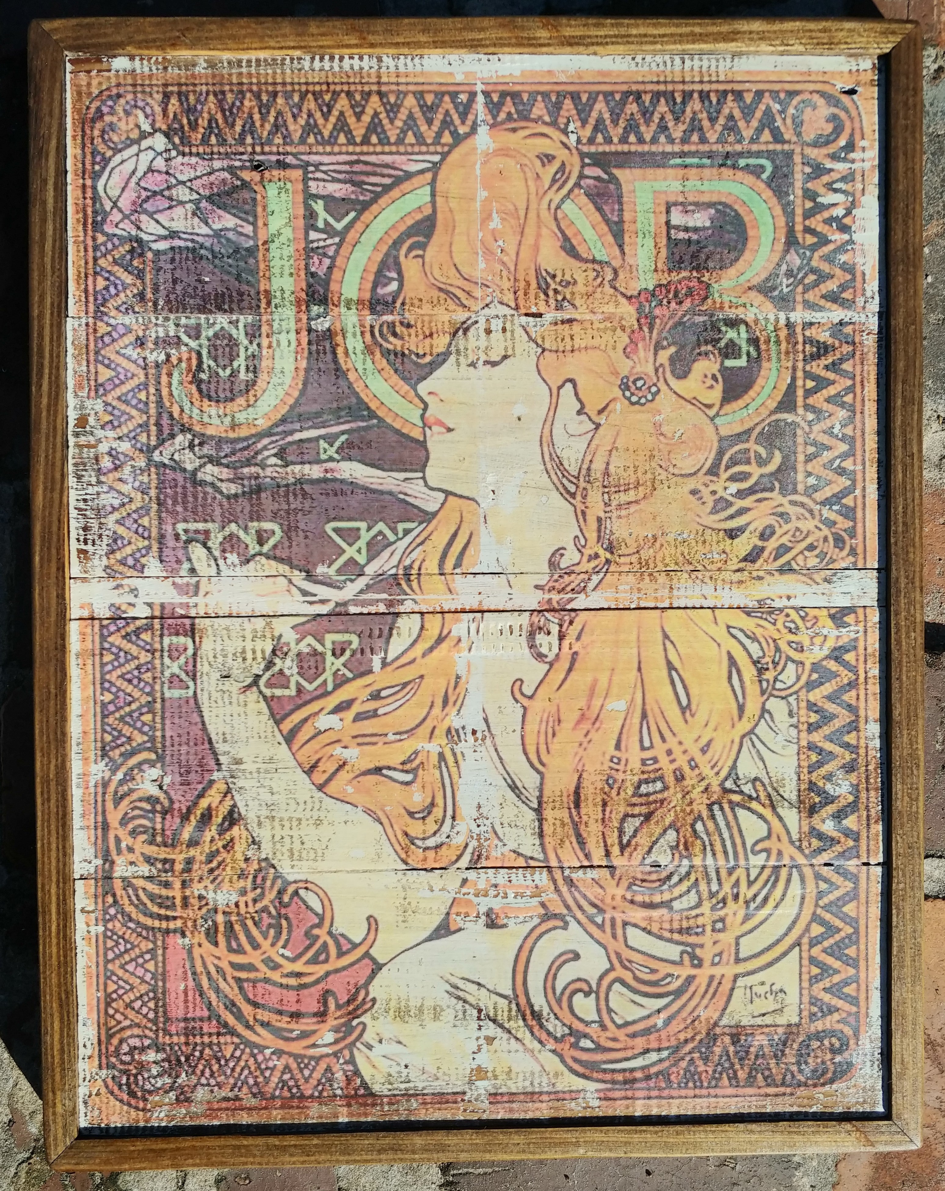 Nouveau Job French Wall Art