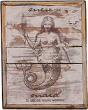Mermaid and Sea Legend Wall Art