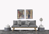 KING OF HEARTS ON SAXOPHONE OR TRUMPET NEW ORLEANS JAZZ WALL ART