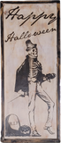 Halloween Skeleton Porch Sign