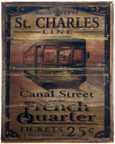 St. Charles Street Car New Orleans Wall Art